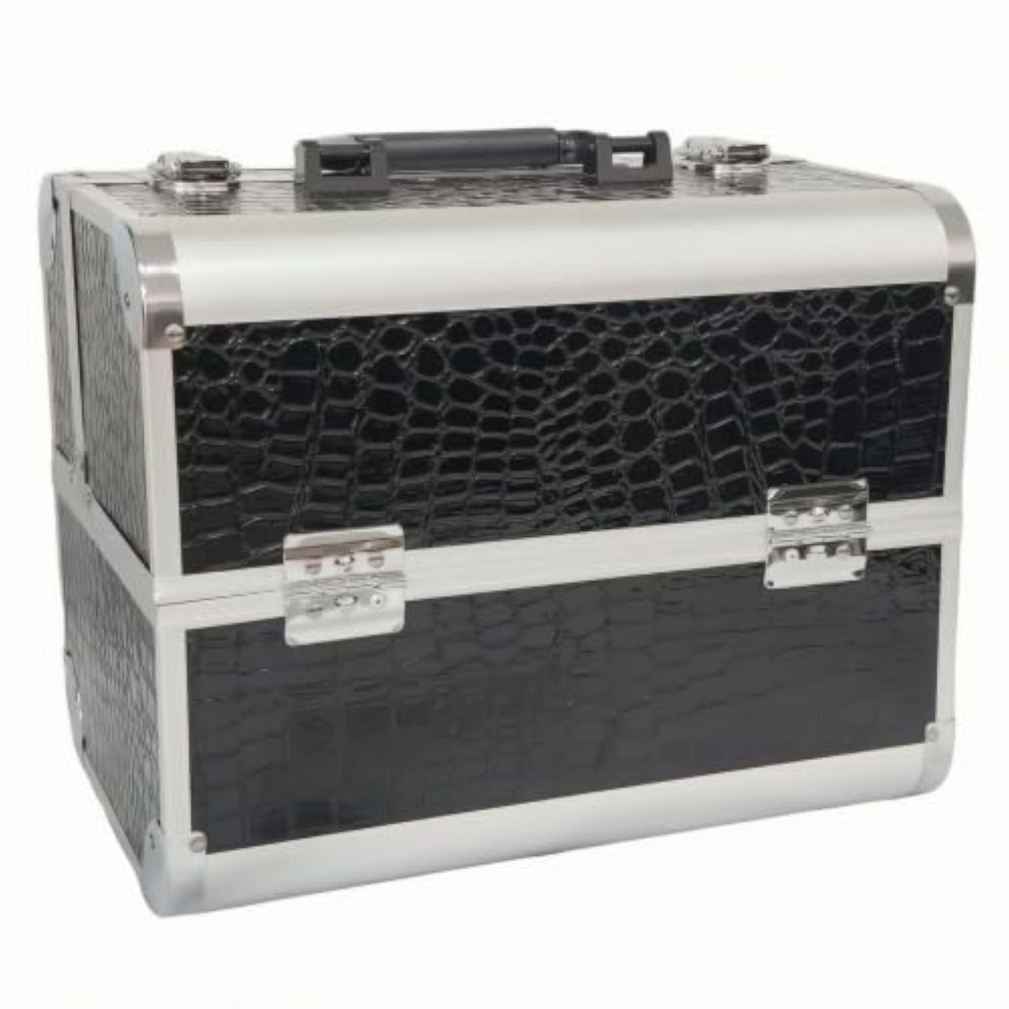 Professional Makeup Case with Fold-Out Trays